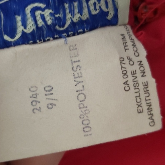 Vintage house of nu mode formal red maxi dress - Picture 6 of 8